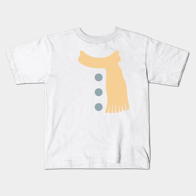 Snowman Kids T-Shirt by PasTeel